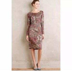 Anthropologie Cecilia Prado Floral Knit Dress